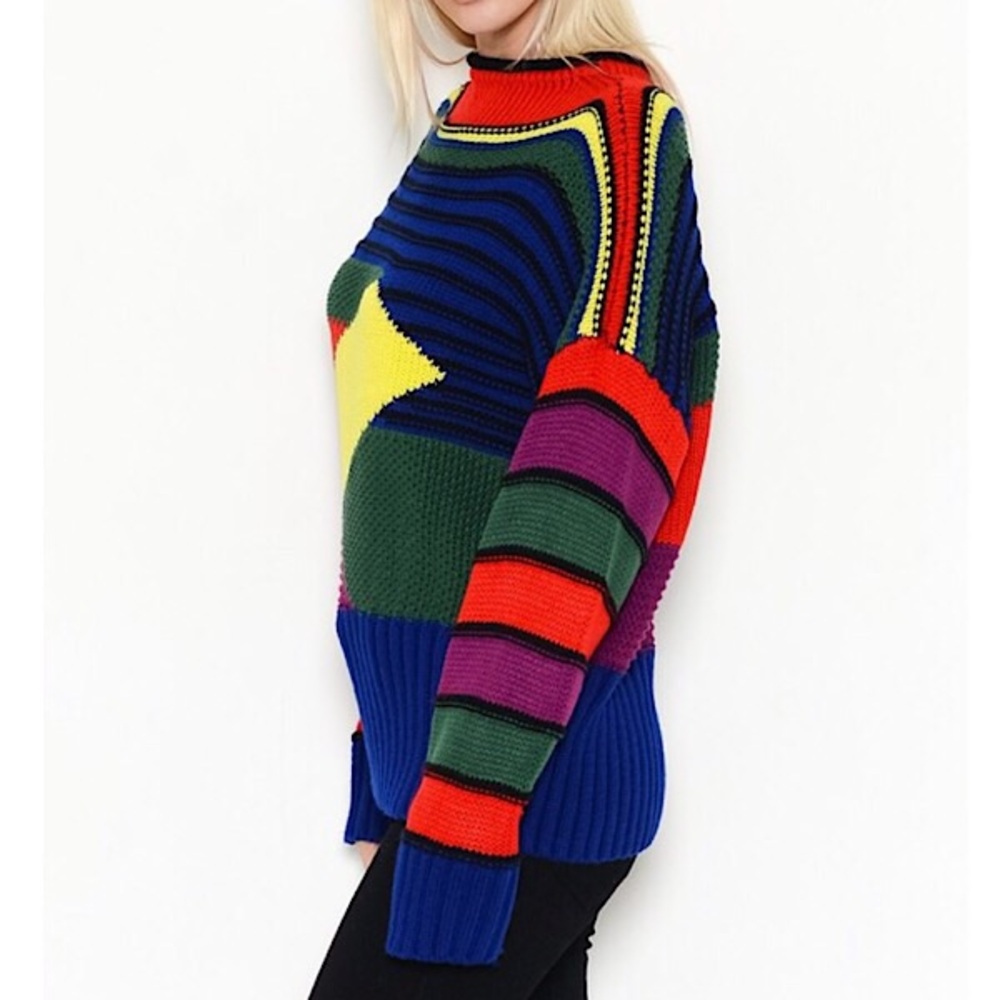 Multi-color stripe sweater - Picture 3 of 3